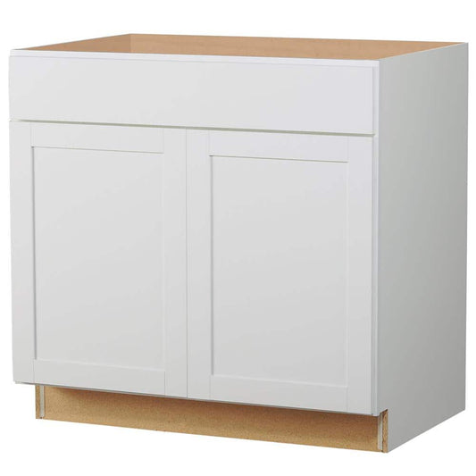 White Shaker Base Cabinet (36x23.75x35)