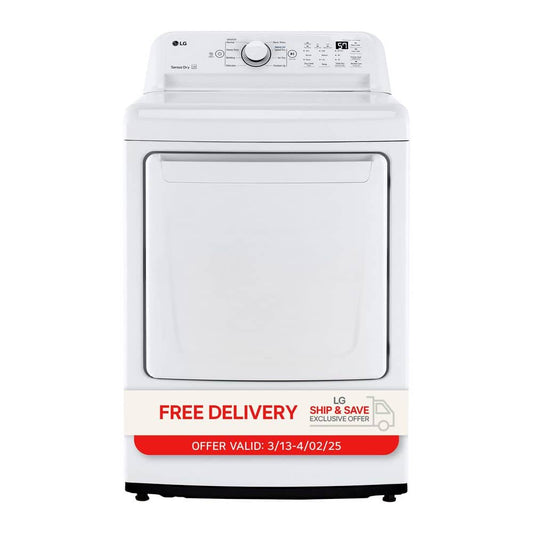 7.3 Cu. Ft. Vented Electric Dryer in White