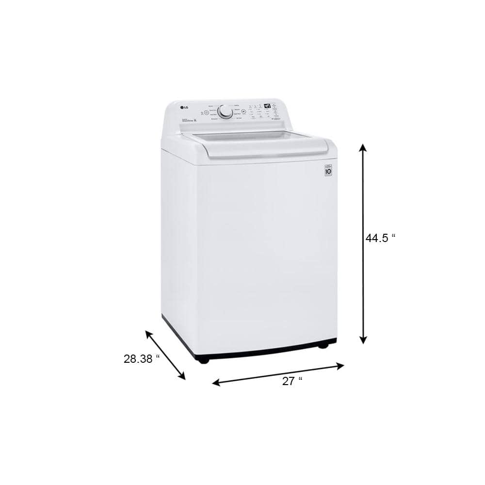 LG 4.3 Cu. Ft. Top Load Washer in White