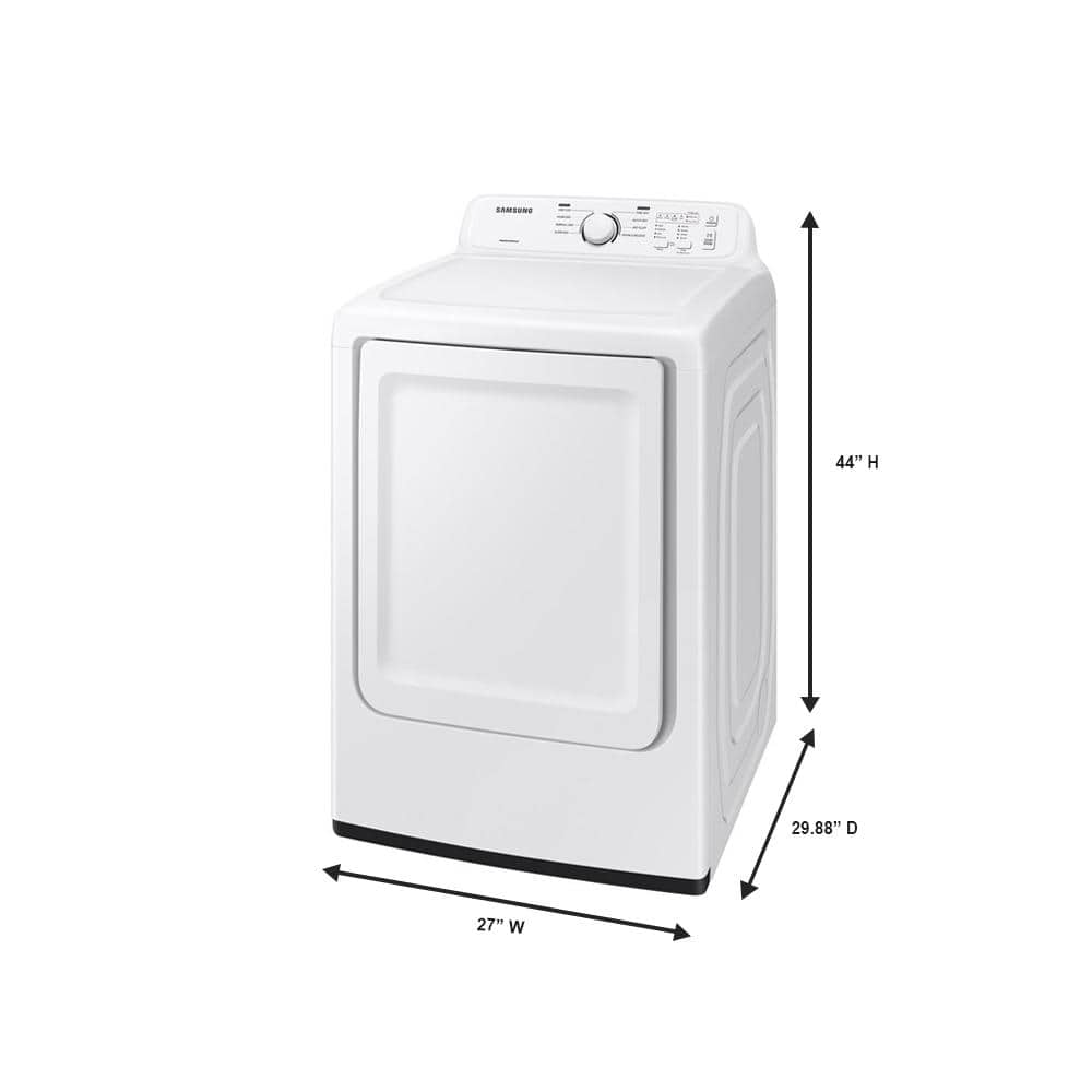 7.2 cu.ft. Vented Electric Dryer with Sensor Dry