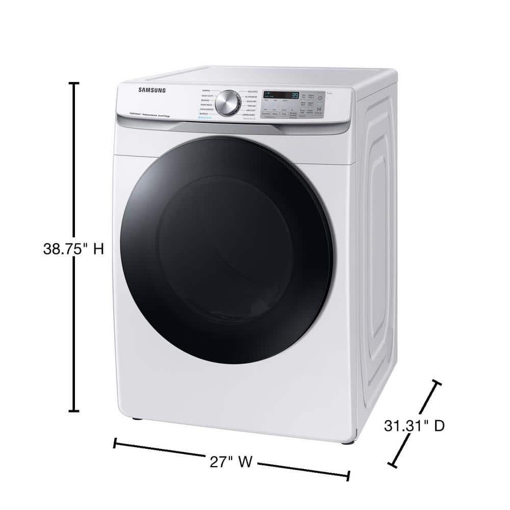 Samsung 7.5 cu. ft. Smart Gas Dryer with Steam