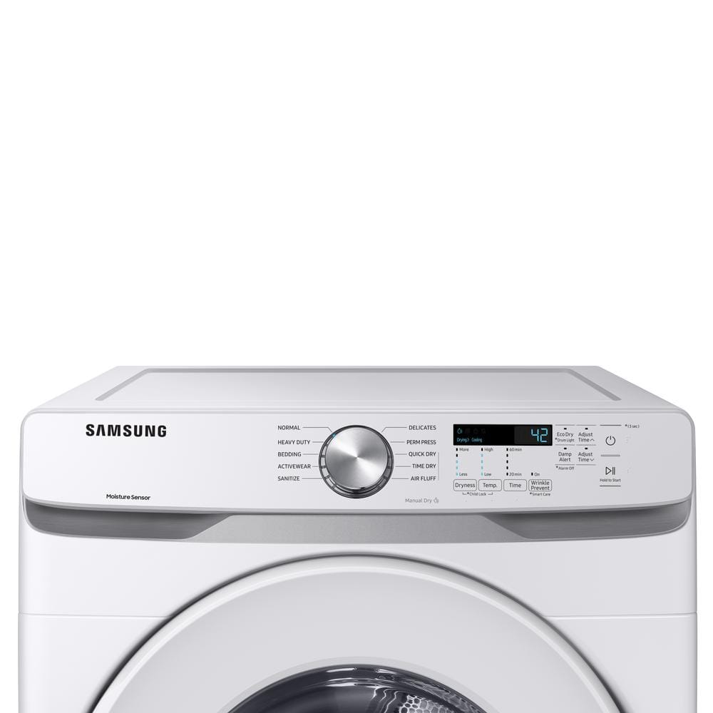 Samsung Gas Dryer with Sensor Dry, White