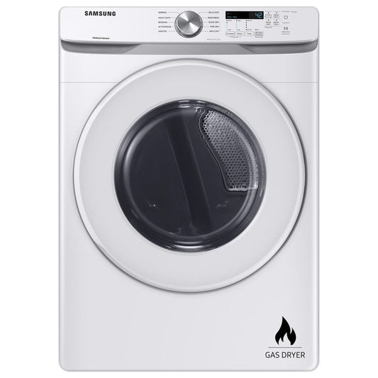 Samsung Gas Dryer with Sensor Dry, White