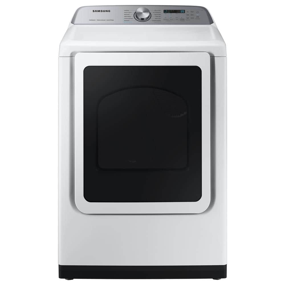 Samsung 7.4 cu. ft. Gas Dryer with Steam White