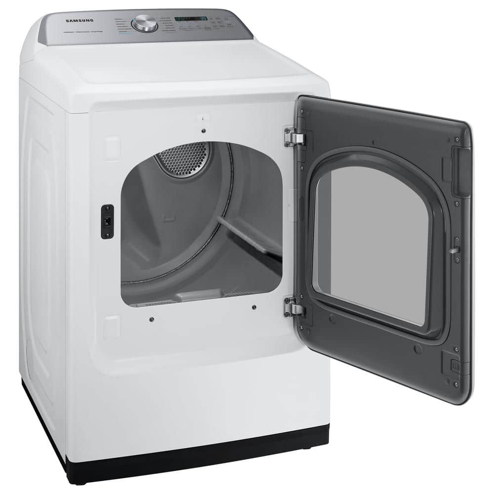 Samsung 7.4 cu. ft. Gas Dryer with Steam White