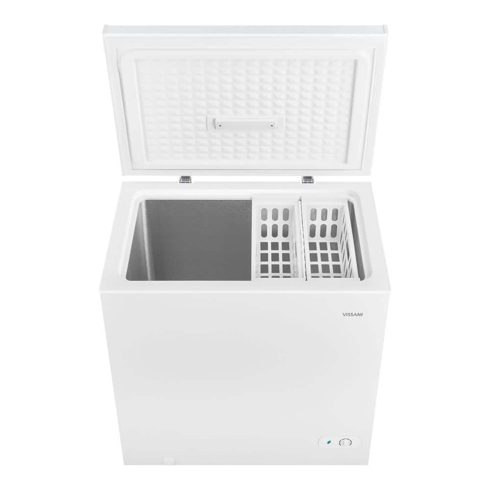 Vissani 7.0 cu ft Chest Freezer w LED White