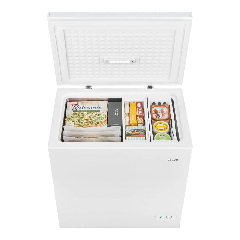 Vissani 7.0 cu ft Chest Freezer w LED White