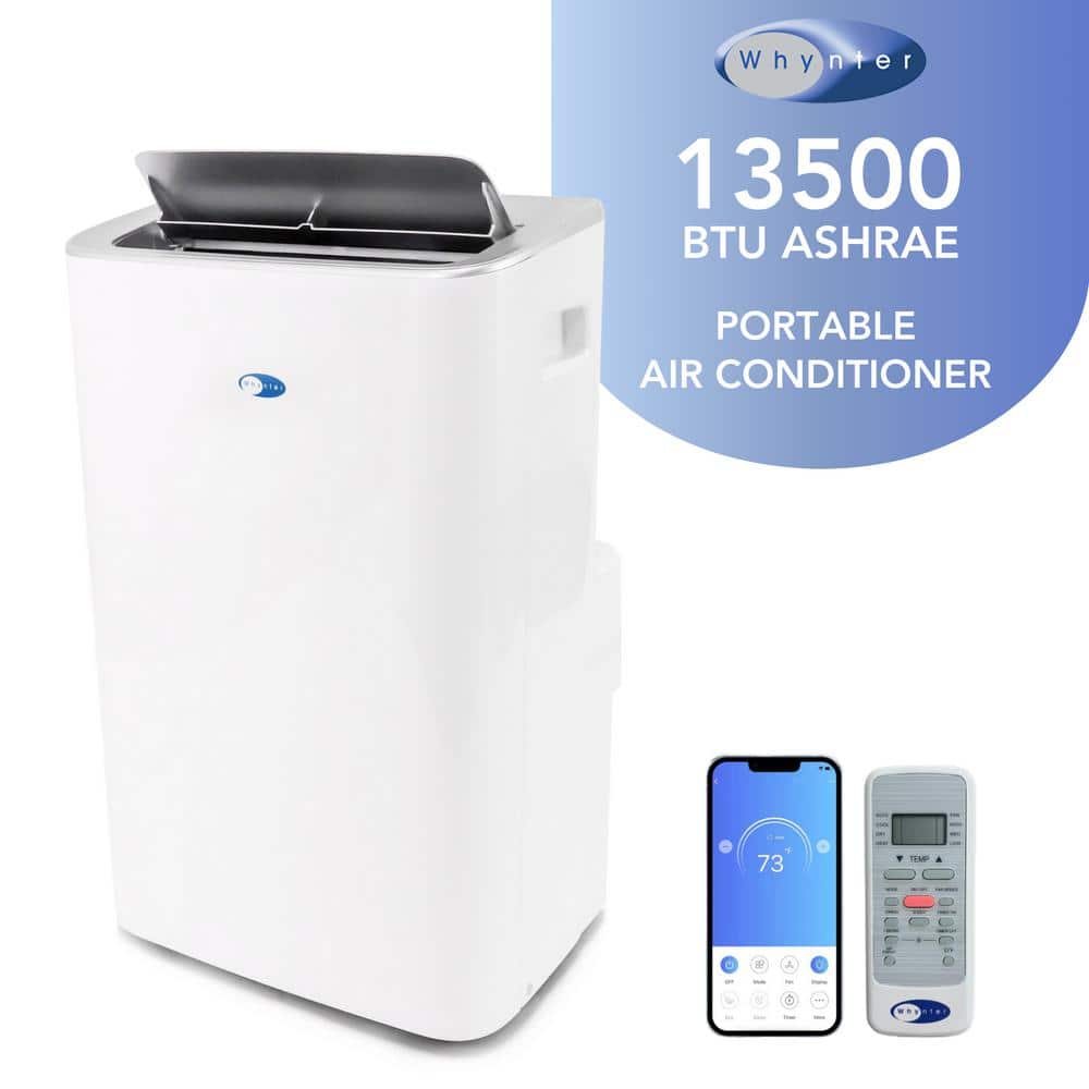 10,000 BTU Portable AC with Dehumidifier, White